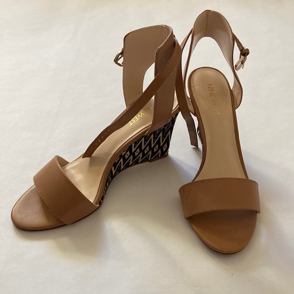 Nine West Ankle Strap Sandal Wedge - Picture 1 of 6
